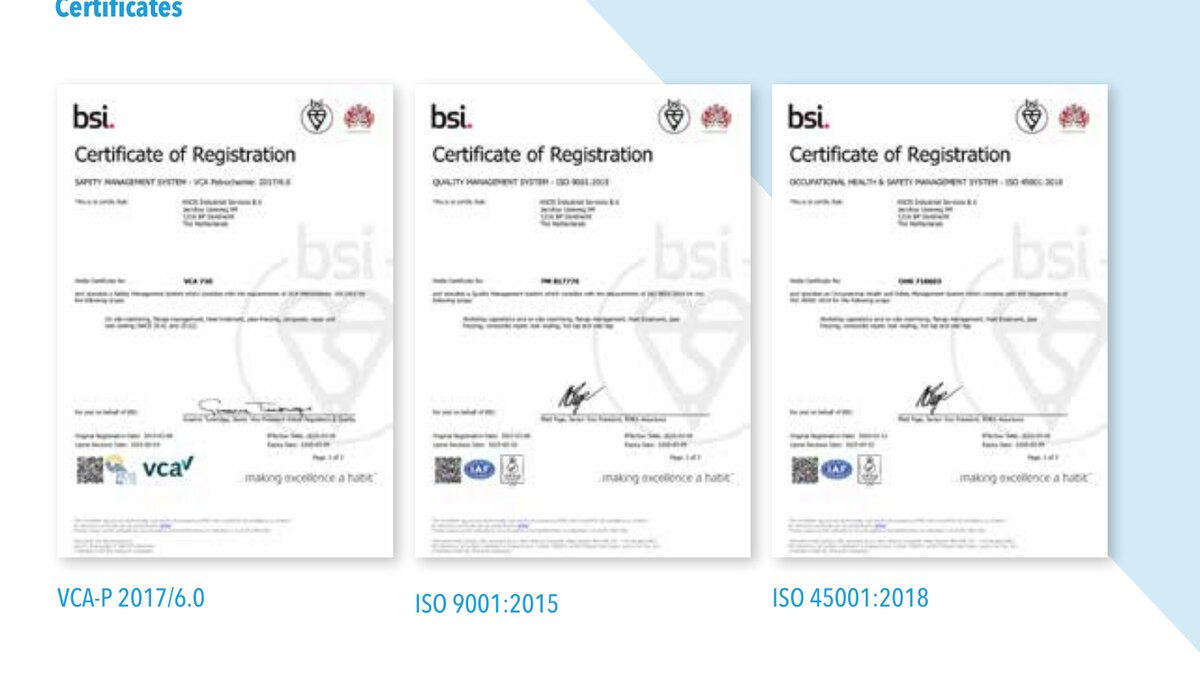 ISO 45001:2018 & VCA-P successfully recertified